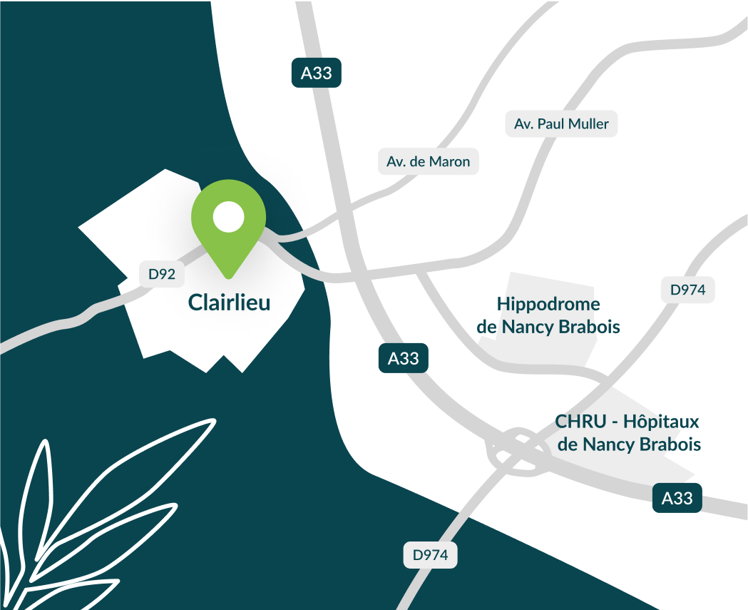 Carte localisation de l'Espace Montessori Nancy