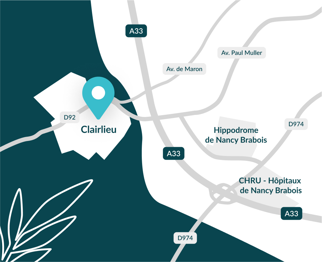 Carte localisation de l'Espace Montessori Nancy