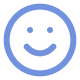 pictogramme visage souriant