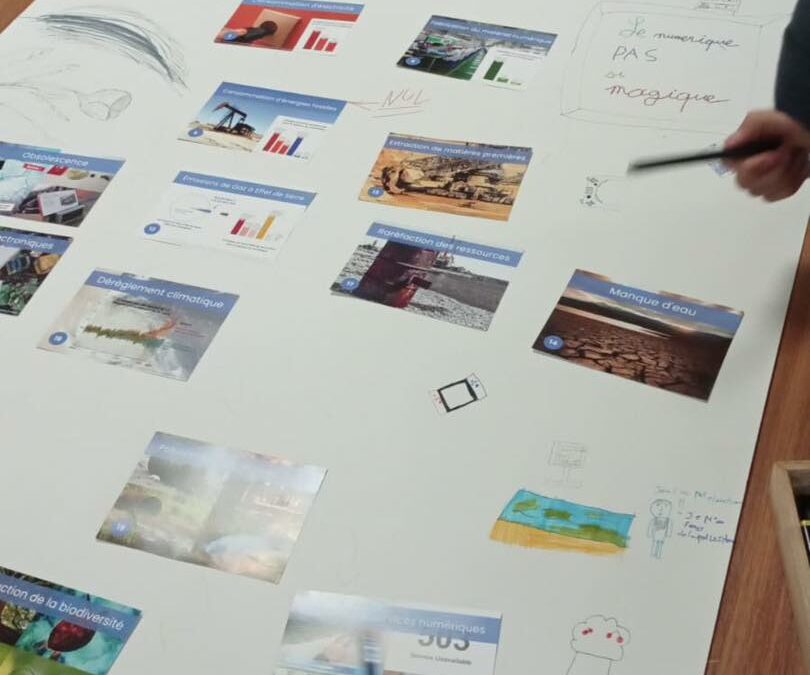 Fresque du climat et du numérique au collège